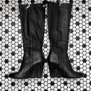 Tory Burch Black Wedge Boots